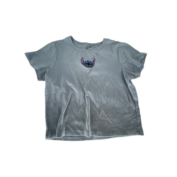 Disney Tops - Disney Lilo & Stitch Blue Short Sleeve T-Shirt Women's Size Small